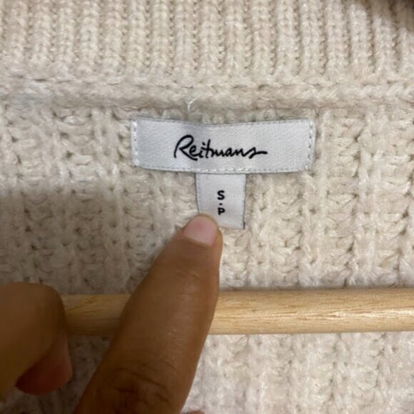 Reitmans Beige Collared Women's Pullover Sweater Size S - Picture 3 of 8